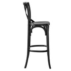 Modway Gear Bar Stool - Wood Seat