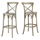 Modway Gear Bar Stool - Wood Seat