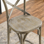 Modway Gear Bar Stool - Wood Seat
