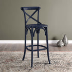 Modway Gear Bar Stool - Wood Seat