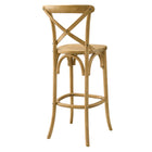 Modway Gear Bar Stool - Wood Seat