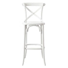 Modway Gear Bar Stool - Wood Seat
