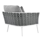 Modway Stance Outdoor Patio Aluminum Left-Facing Armchair