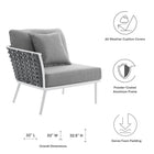 Modway Stance Outdoor Patio Aluminum Left-Facing Armchair