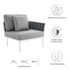 Modway Stance Outdoor Patio Aluminum Right-Facing Armchair