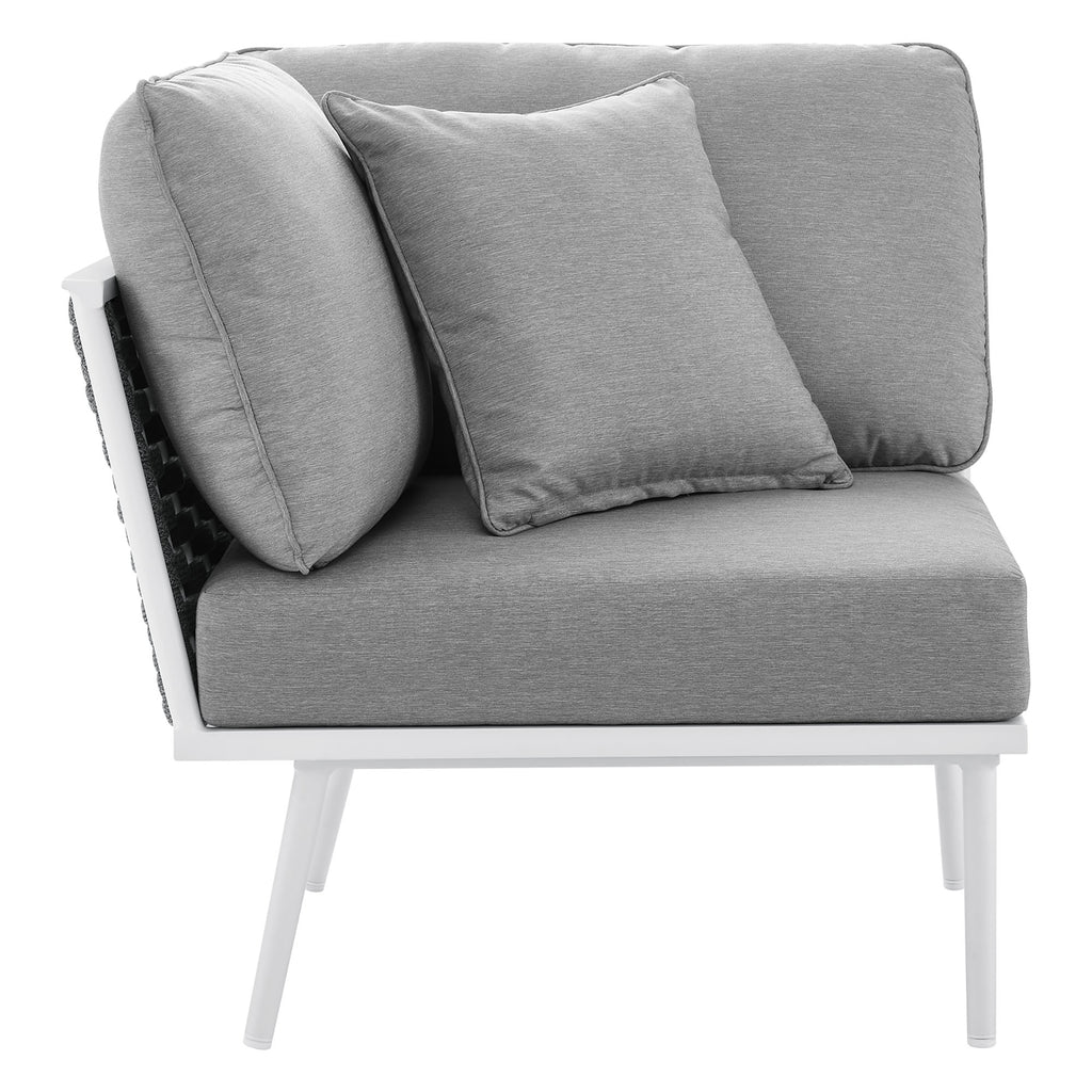 Modway Stance Outdoor Patio Aluminum Corner Chair  