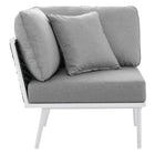 Modway Stance Outdoor Patio Aluminum Corner Chair  