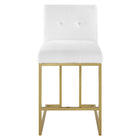 Modway Privy Upholstered Fabric Counter Stool Set of 2