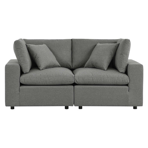 Modway Commix Overstuffed Outdoor Patio Loveseat  