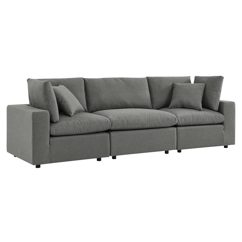 Modway Commix Overstuffed Outdoor Patio Sofa  