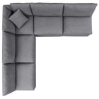 Modway Commix 5-Piece Sunbrella® Outdoor Patio Sectional Sofa EEI-5588