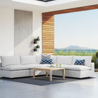 Modway Commix 5-Piece Sunbrella® Outdoor Patio Sectional Sofa EEI-5588