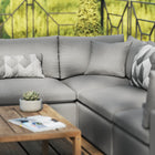 Modway Commix 5-Piece Outdoor Patio Sectional Sofa EEI-5589