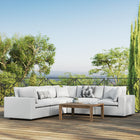 Modway Commix 5-Piece Outdoor Patio Sectional Sofa EEI-5589