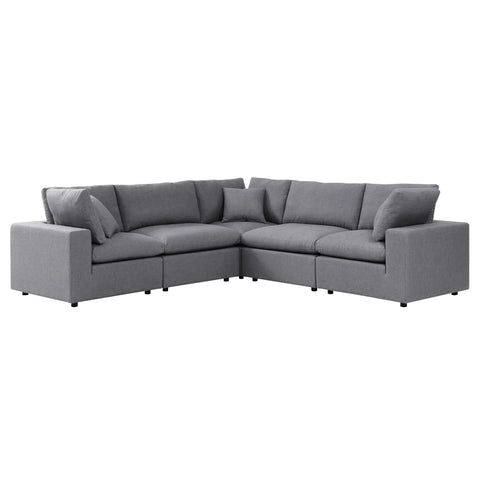 Modway Commix 5-Piece Sunbrella® Outdoor Patio Sectional Sofa EEI-5590