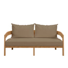Modway Brisbane Teak Wood Outdoor Patio Loveseat