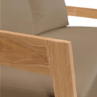 Modway Brisbane Teak Wood Outdoor Patio Loveseat