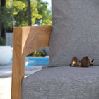 Modway Brisbane Teak Wood Outdoor Patio Armchair