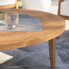 Modway Brisbane Teak Wood Outdoor Patio Coffee Table