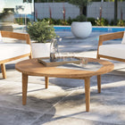 Modway Brisbane Teak Wood Outdoor Patio Coffee Table