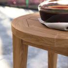 Modway Brisbane Teak Wood Outdoor Patio Side Table