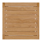 Modway Carlsbad Teak Wood Outdoor Patio Side Table