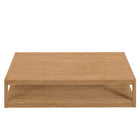 Modway Carlsbad Teak Wood Outdoor Patio Coffee Table