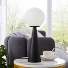 Modway Apex Glass Globe Glass Table Lamp