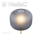 Modway Reprise Glass Sphere Glass and Metal Table Lamp