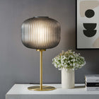 Modway Reprise Glass Sphere Glass and Metal Table Lamp