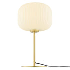 Modway Reprise Glass Sphere Glass and Metal Table Lamp