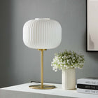 Modway Reprise Glass Sphere Glass and Metal Table Lamp
