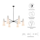 Modway Beacon 6-Light Chandelier