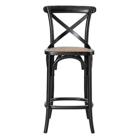 Modway Gear Counter Stool - Rattan Seat