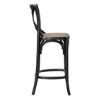 Modway Gear Counter Stool - Rattan Seat