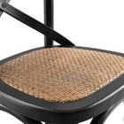 Modway Gear Counter Stool - Rattan Seat