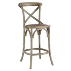 Modway Gear Counter Stool - Rattan Seat