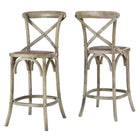 Modway Gear Counter Stool - Rattan Seat