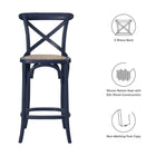 Modway Gear Counter Stool - Rattan Seat