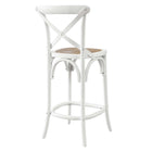Modway Gear Counter Stool - Rattan Seat