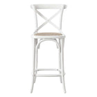 Modway Gear Counter Stool - Rattan Seat