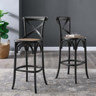 Modway Gear Bar Stool - Rattan Seat