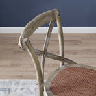 Modway Gear Bar Stool - Rattan Seat