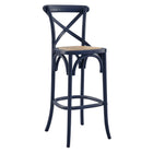 Modway Gear Bar Stool - Rattan Seat
