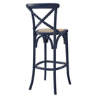 Modway Gear Bar Stool - Rattan Seat