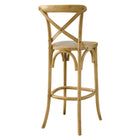 Modway Gear Bar Stool - Rattan Seat