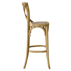Modway Gear Bar Stool - Rattan Seat