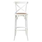 Modway Gear Bar Stool - Rattan Seat