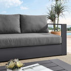 Modway Tahoe Outdoor Patio Powder-Coated Aluminum Sofa