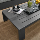 Modway Tahoe Outdoor Patio Powder-Coated Aluminum Coffee Table